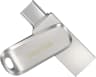 SanDisk Ultra 64 Go Dual Drive Luxe Type-C 150MB/s USB 3.1 Gen 1, Argent