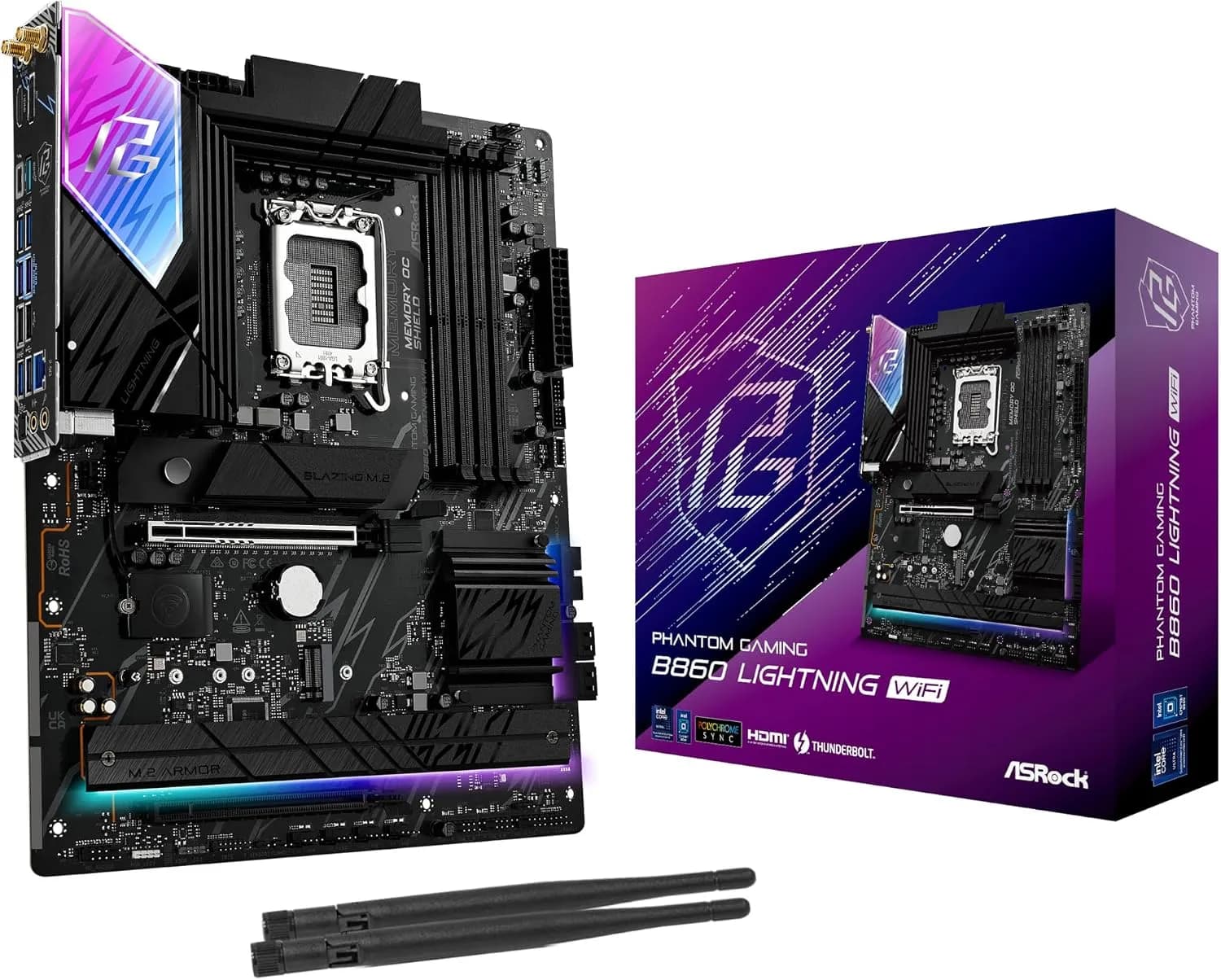 ASROCK B860 Lightning WiFi DDR5 Intel S1851 Retail
