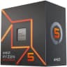 AMD Ryzen 5 7600 Processeur (Radeon Graphique Intégré, 6 Cœurs/12 Threads, 65W TDP, Socket AM5, Cache 38Mo, jusqu'à 5,1 GHz Fréquence Boost, avec Ventilateur wraith Stealth)