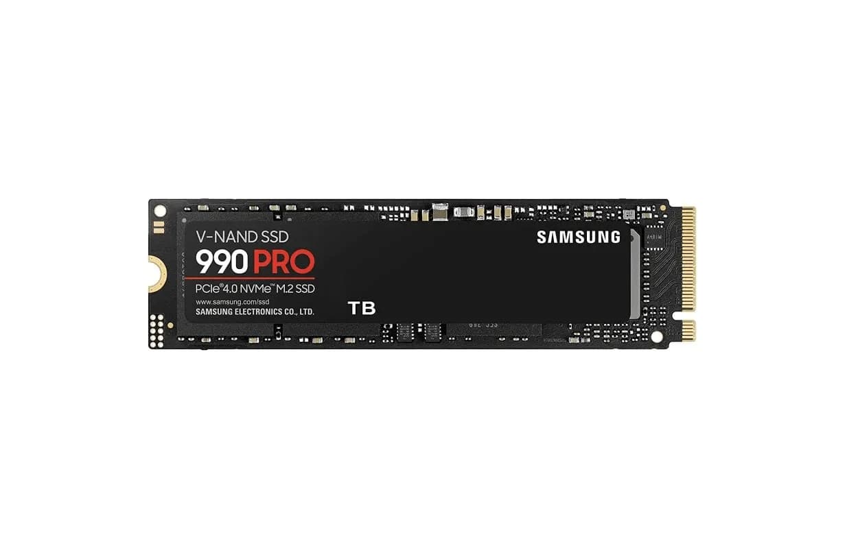 Samsung SSD 990 Pro NVMe M.2 Pcle 4.0, SSD Interne, Capacité 1To/2To/3To