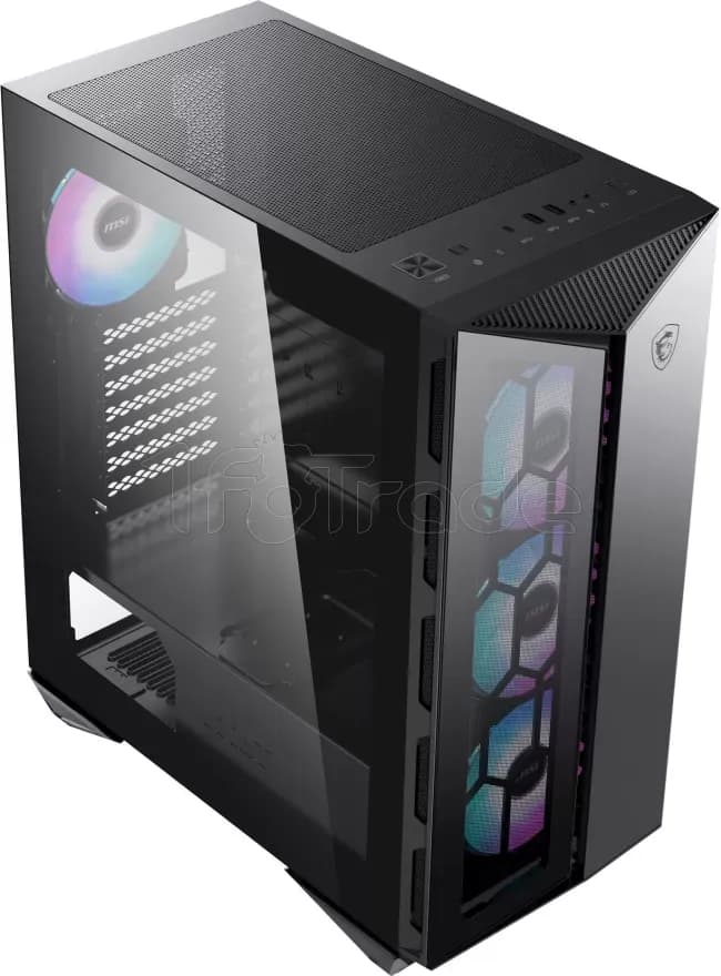 MSI - Boitier Moyen Tour ATX MSI MPG Gungnir 110R RGB avec panneaux vitrés (Noir)