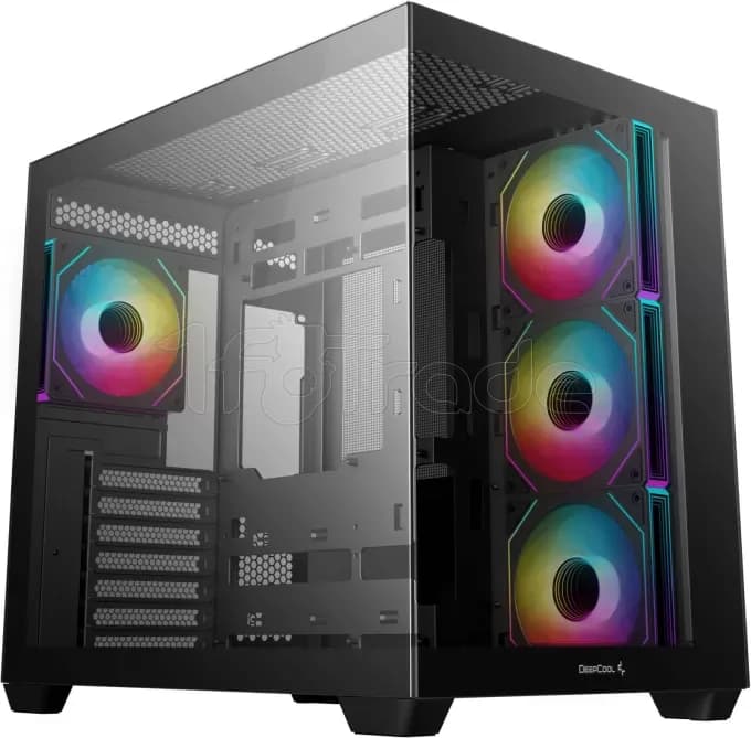 DeepCool - Boitier Moyen Tour ATX DeepCool CG530 4F avec panneaux vitrés (Noir)