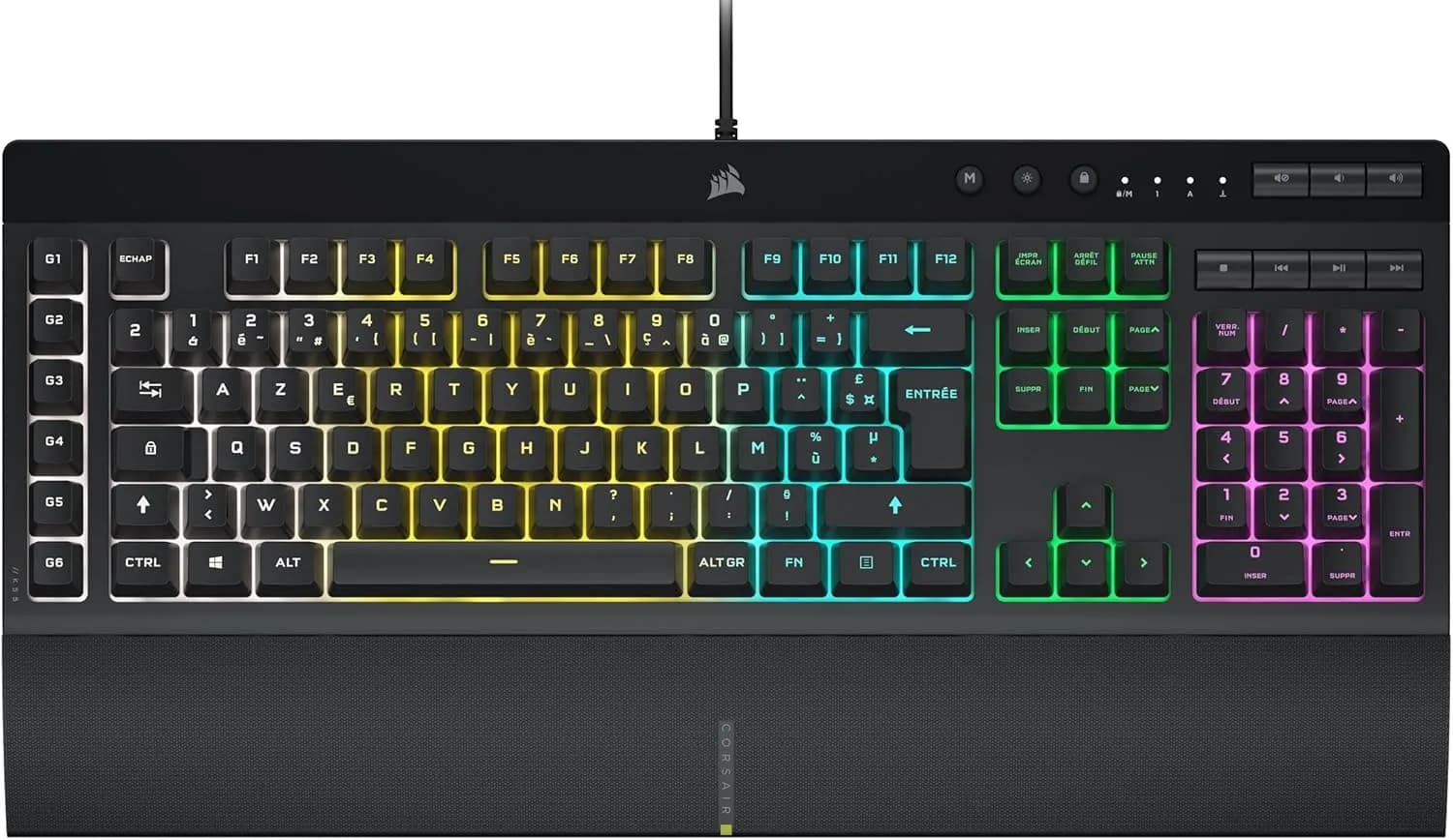 Corsair - Clavier Gamer Corsair K55 Pro RGB (Noir)