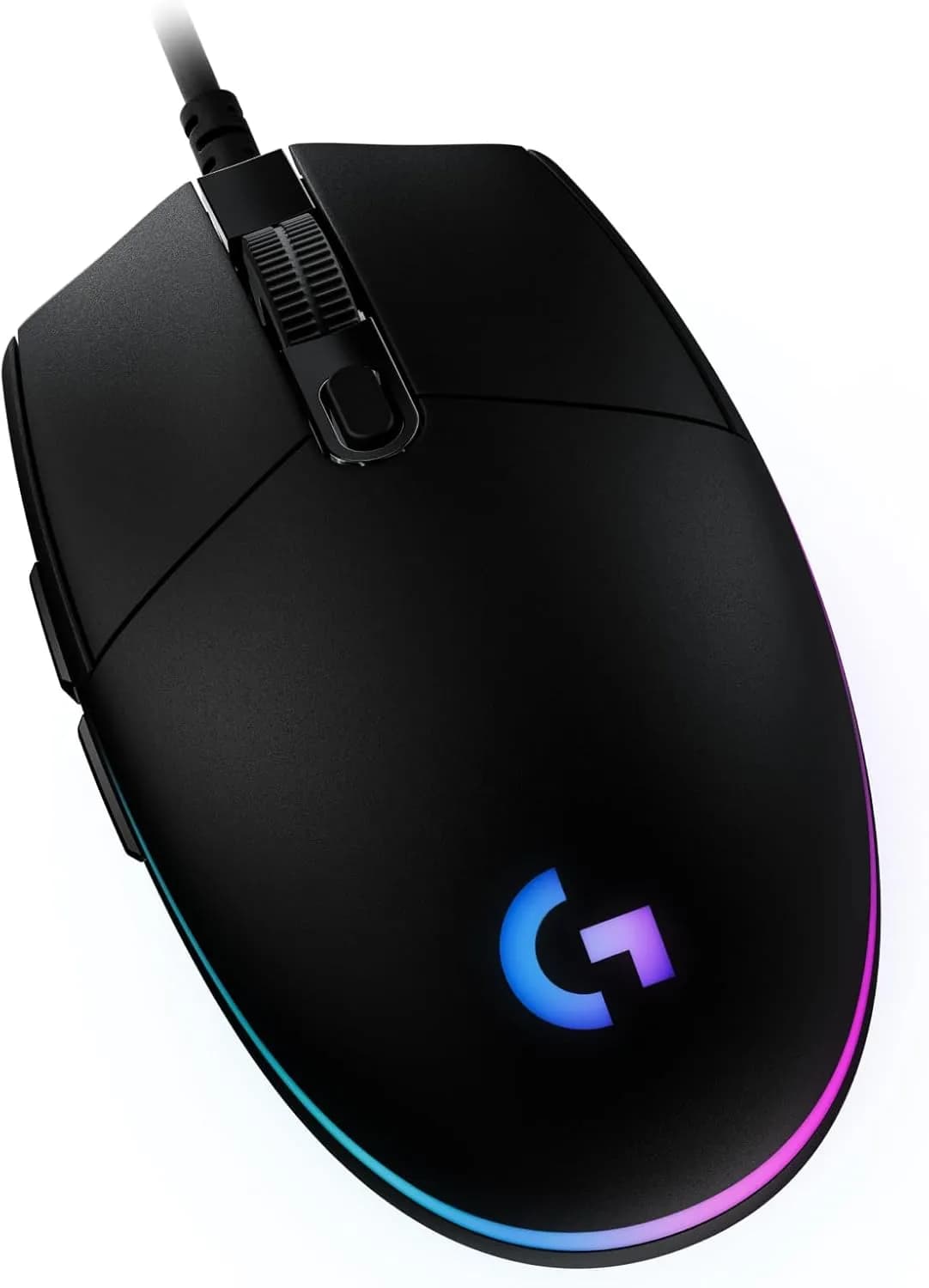 Logitech G203 LIGHTSYNC USB Souris Gaming avec Éclairage RVB Personnalisable, 6 Boutons Programmables, Capteur Niveau Gaming, 8 000 PPP, Ultra-Léger - Noire