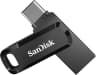 SanDisk Ultra Dual Drive Go 128 Go Flash Drive, Clé USB 3.2, jusqu'à 400 Mo/s, Connecteurs USB Type-C et USB Type-A réversibles, Android smartphone stockage, Tablettes, Mac et PC, Noir