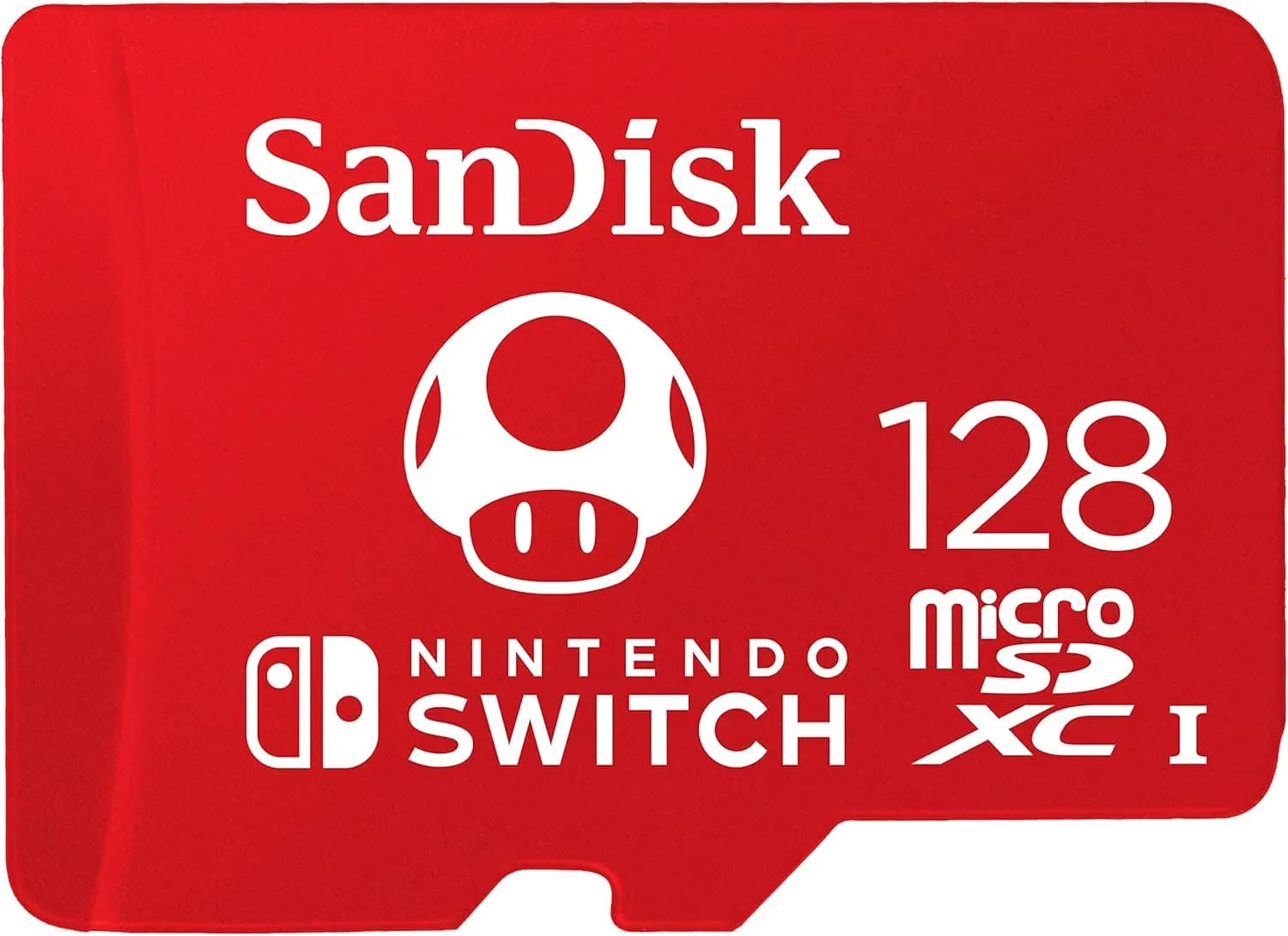 SanDisk 128 Go microSDXC Carte pour Nintendo Switch, Produit sous licence Nintendo, jusqu'à 100 MB/s UHS-I Class 10 U3