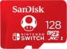 SanDisk 128 Go microSDXC Carte pour Nintendo Switch, Produit sous licence Nintendo, jusqu'à 100 MB/s UHS-I Class 10 U3