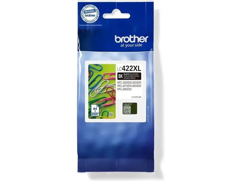 BROTHER Cartouche Encre LC422XLBK Noir