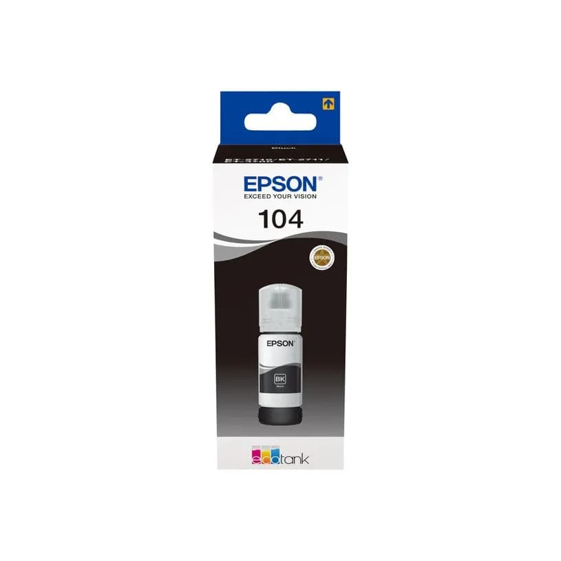 EPSON 104 Bouteille Encre Ecotank 104 Noir 65ml