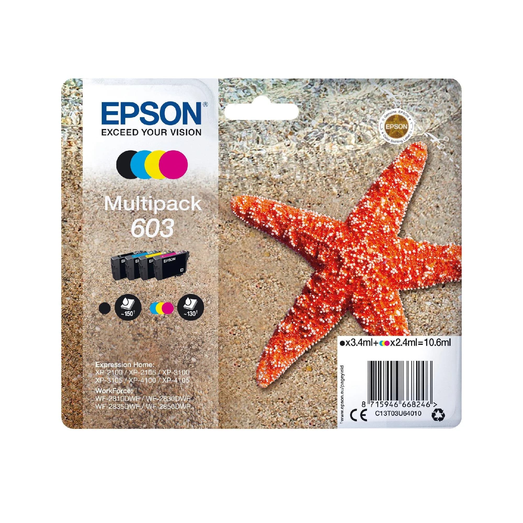 EPSON 603 1LB Multipack 4-colours 603 Ink