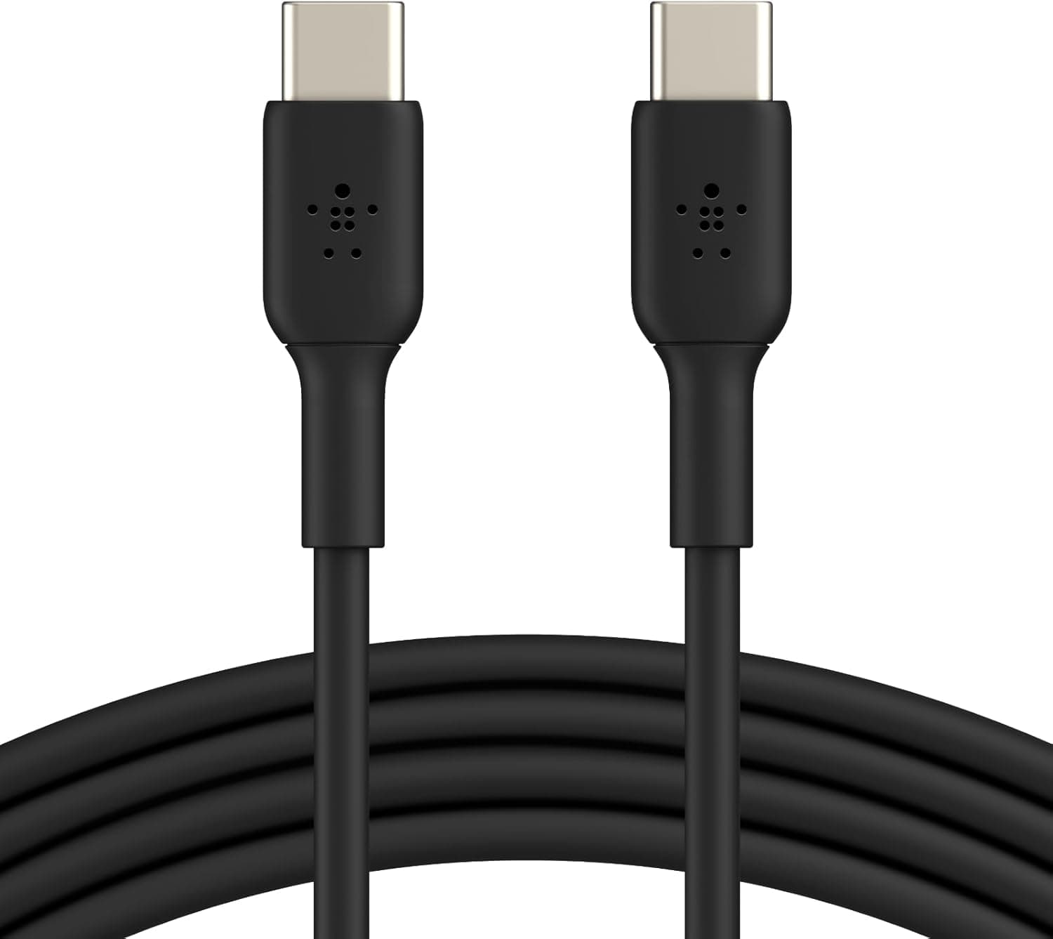 Belkin BoostCharge câble USB-C vers USB-C, câble USB C charge rapide, câble certifié USB-IF pour iPhone 15, Plus, Pro, Pro Max, Samsung Galaxy S24, S23, iPad Pro, Google Pixel, etc., 1 m, noi