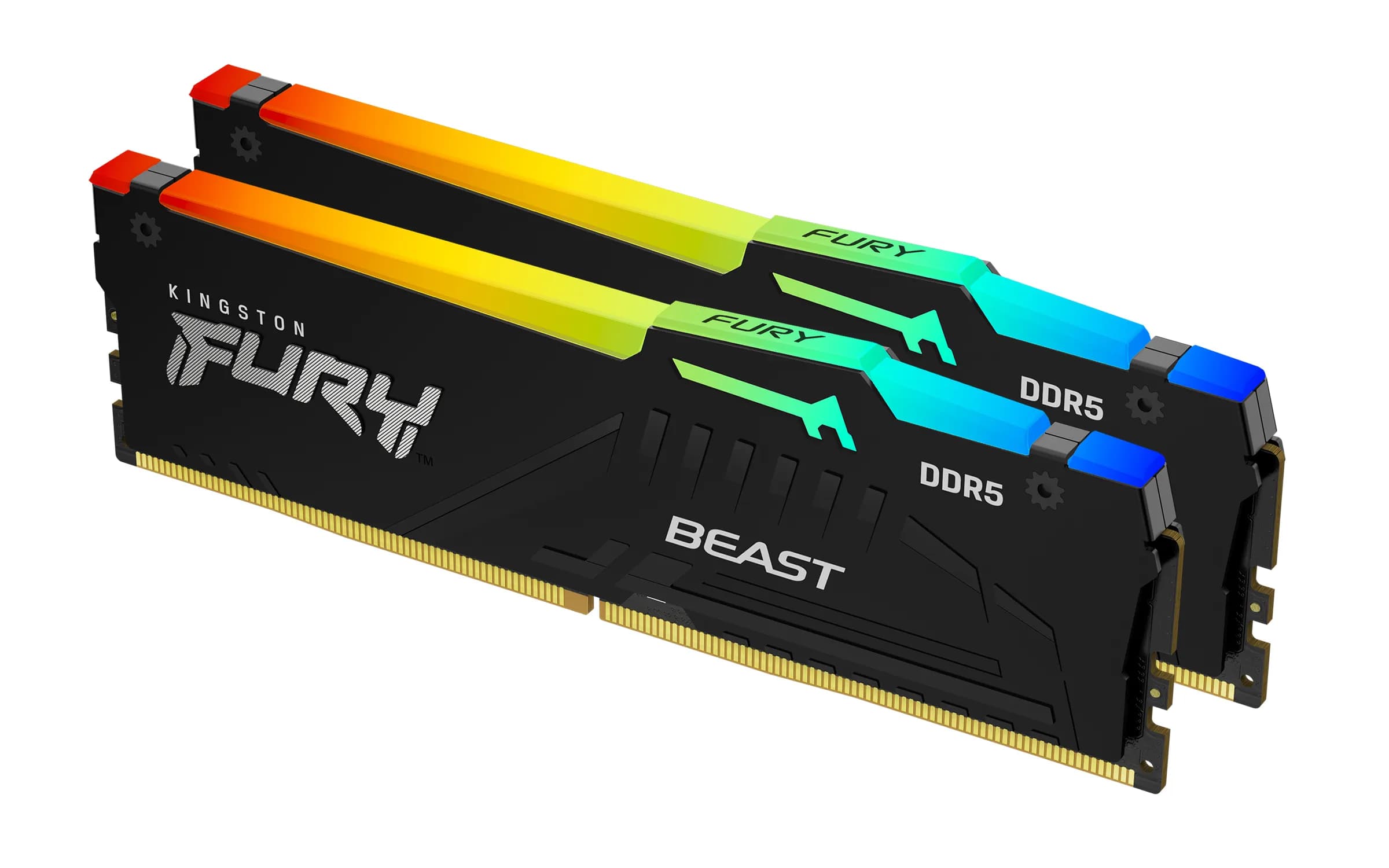 Kingston Technology FURY Beast 16GB 6000MT/s DDR5 CL30 DIMM (Kits de 2) RGB EXPO
