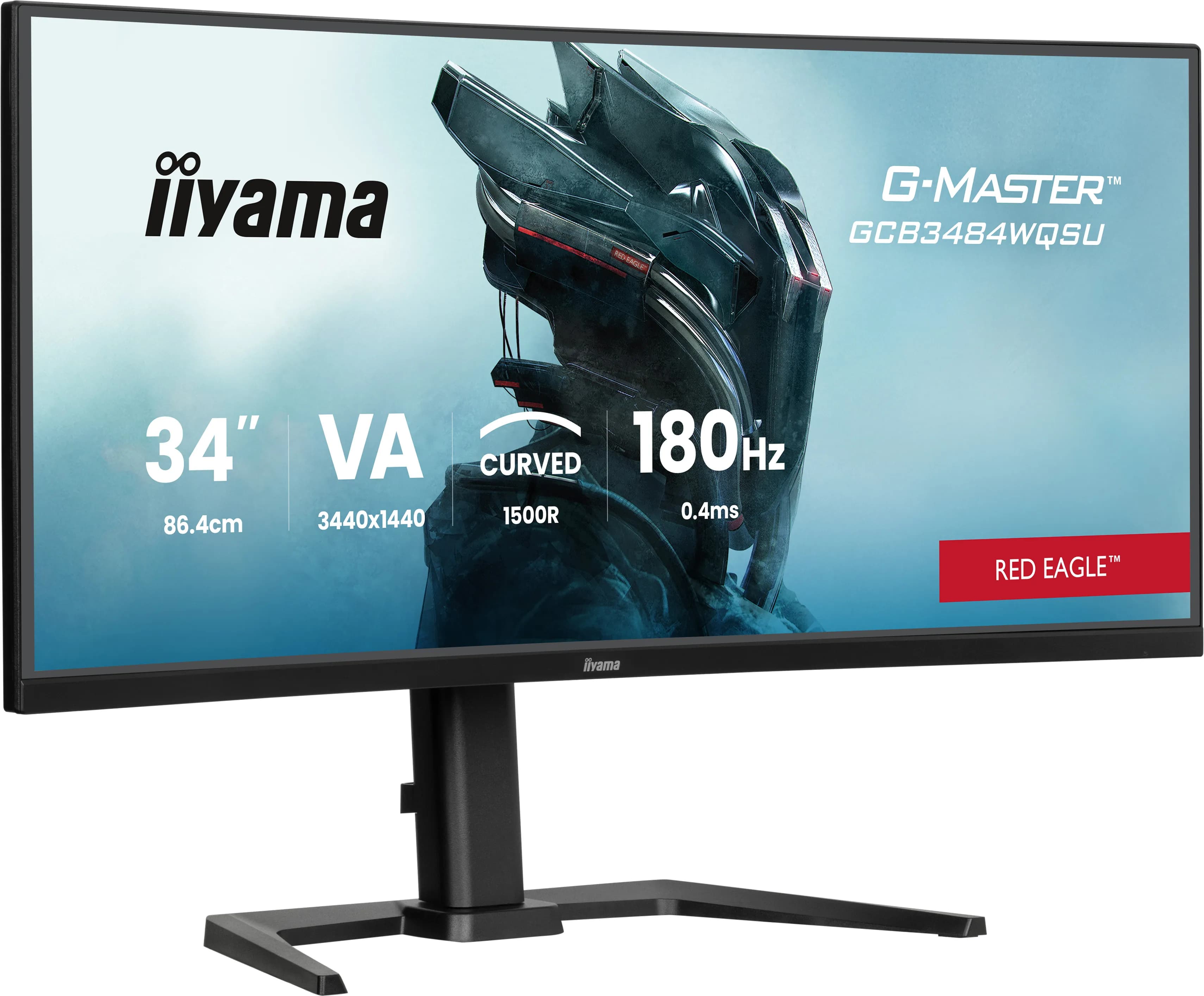 iiyama G-MASTER GCB3484WQSU-B1 écran plat de PC 86,4 cm (34") 3440 x 1440 pixels UltraWide Quad HD LED Noir