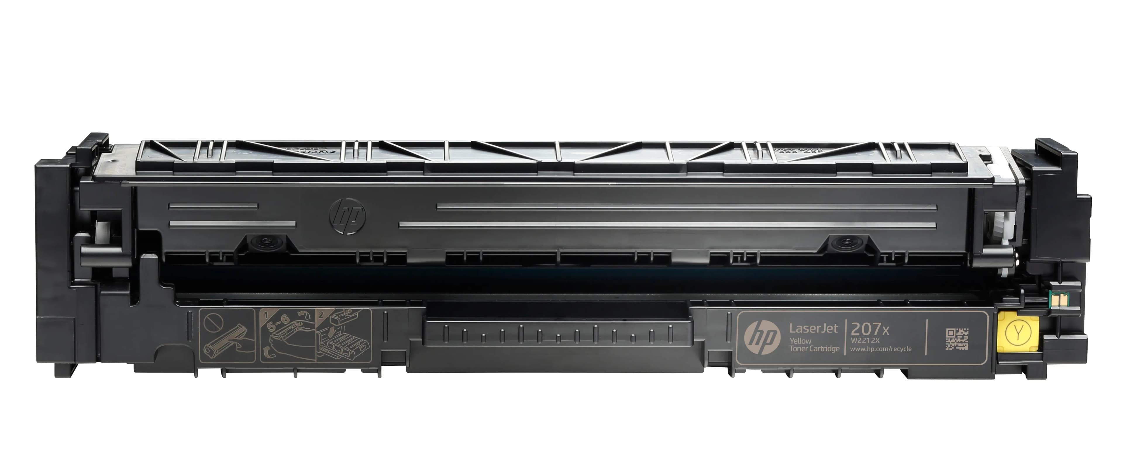 HP Toner jaune LaserJet 207X authentique grande capacité