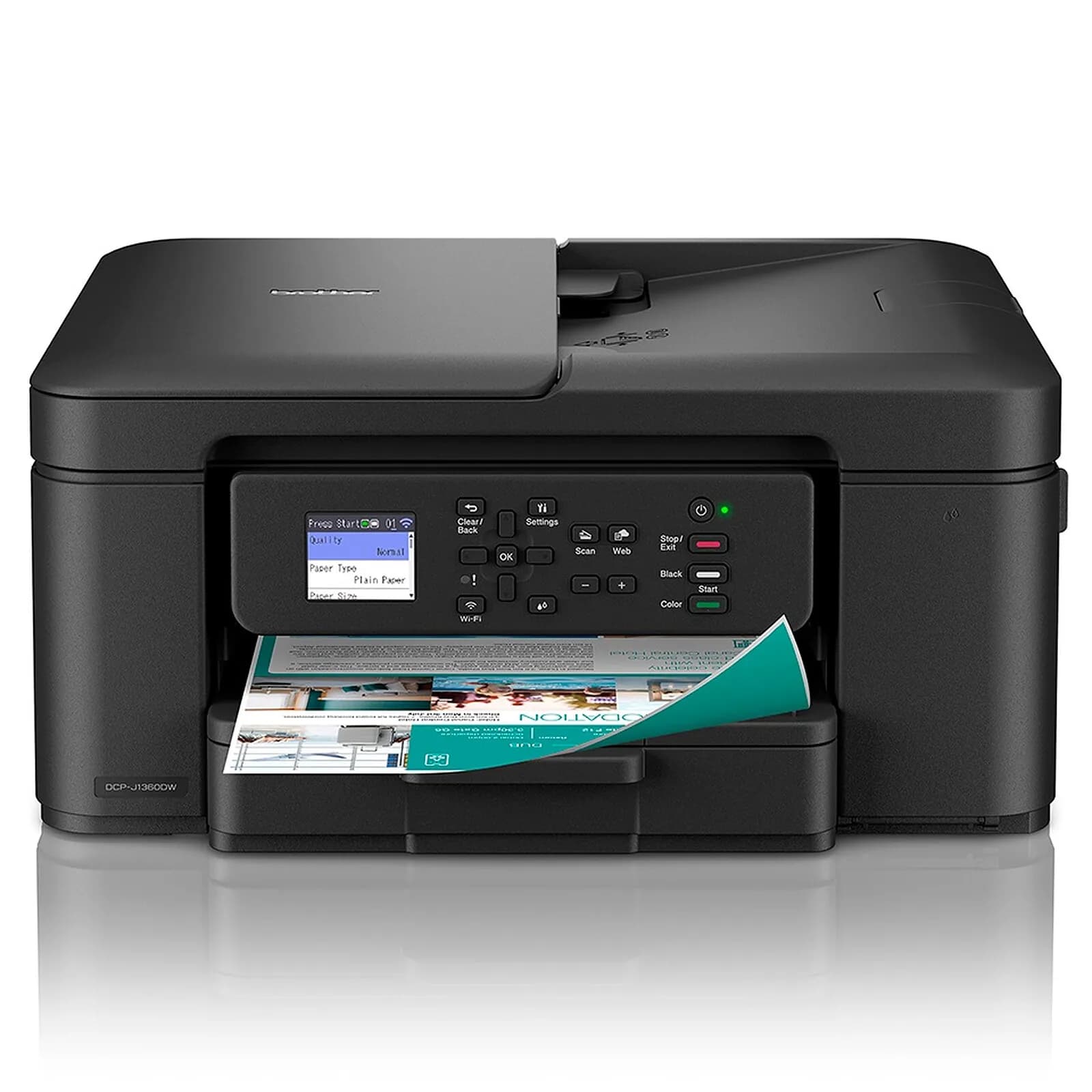 BROTHER DCP-J1360DW MFP Jet d'encre Couleur A4 3-en-1 Wi-Fi R/V 16imp