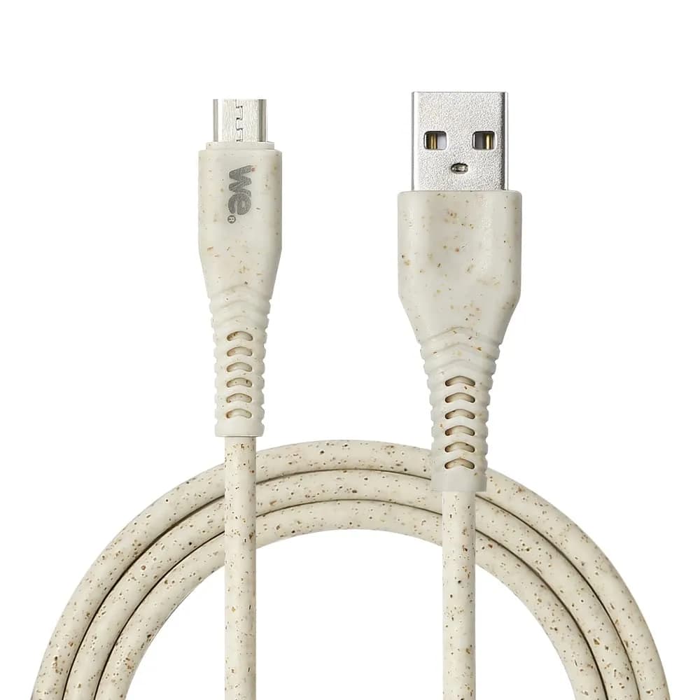 WE Câble micro USB / USB A bisourcé avec 30 % de matières recyclées - 2 m