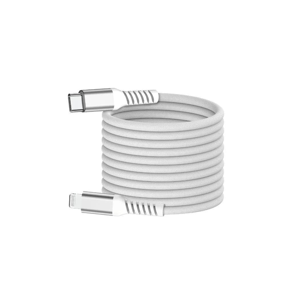 WE câble USB-C/Lightning magnétique USB 2.0, 2 m, blanc