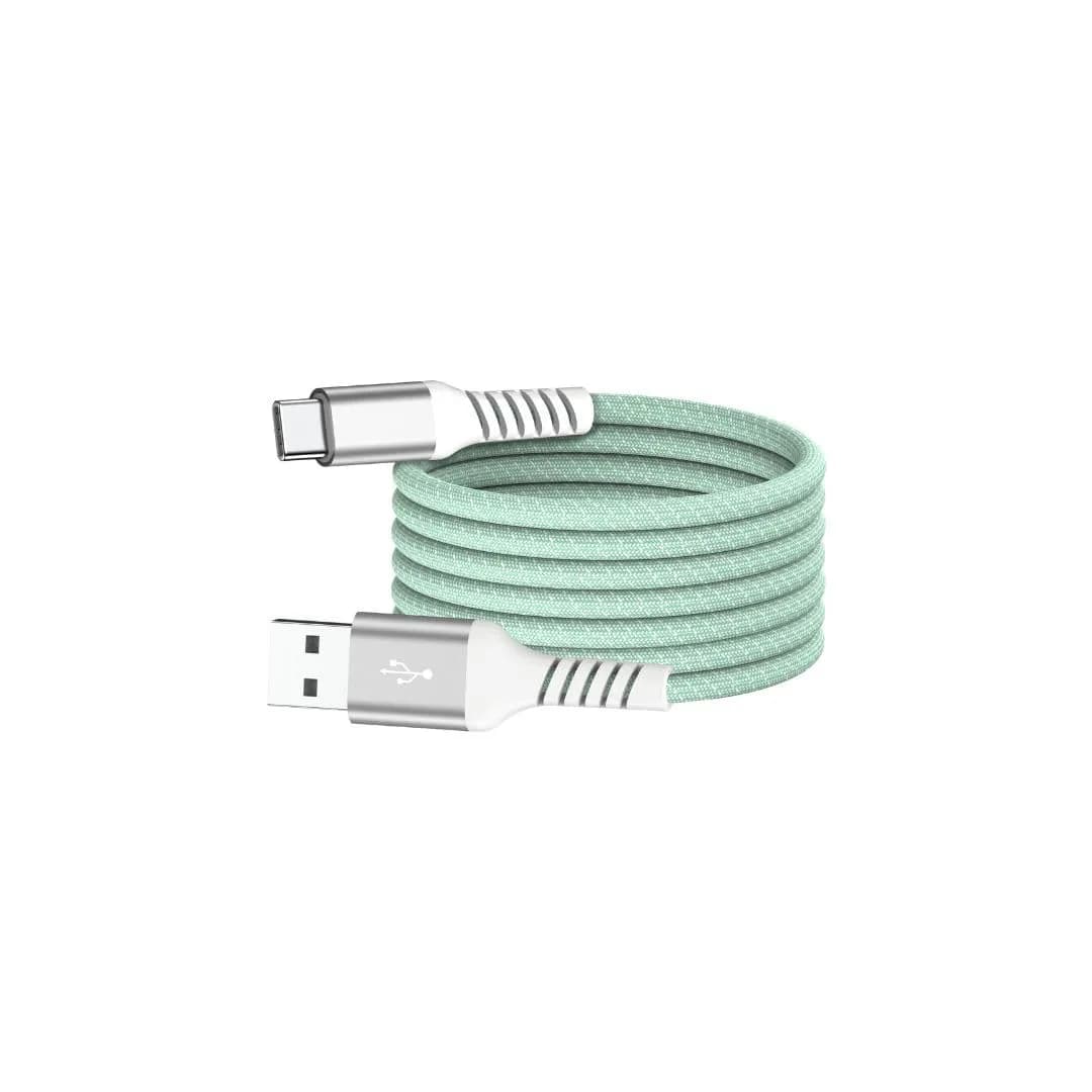 WE Câble USB/USB-C magnétique USB 2.0, 1 m, vert