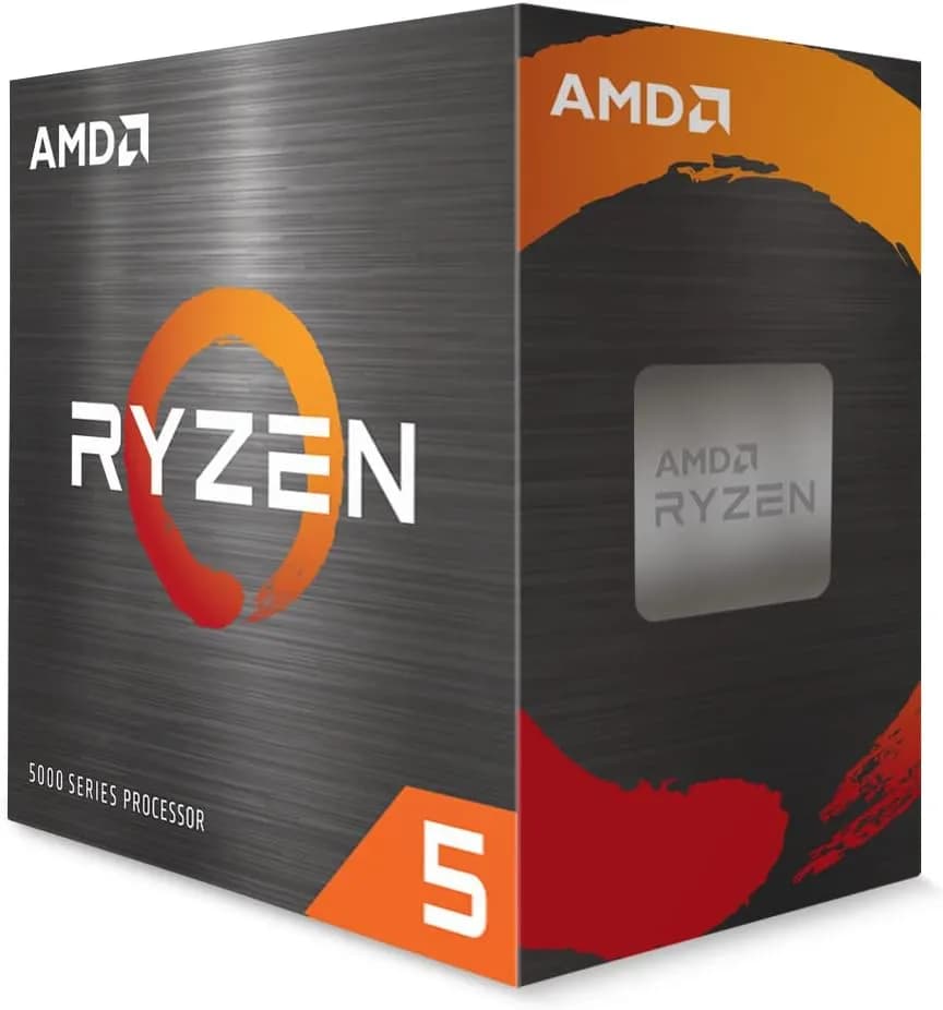 AMD Ryzen 5 5600 Processeur (6 Coeurs/12 Threads, 65W TDP, Socket AM4, jusqu'à 4.4 Ghz Fréquence Boost, Ventilateur wraith Stealth)