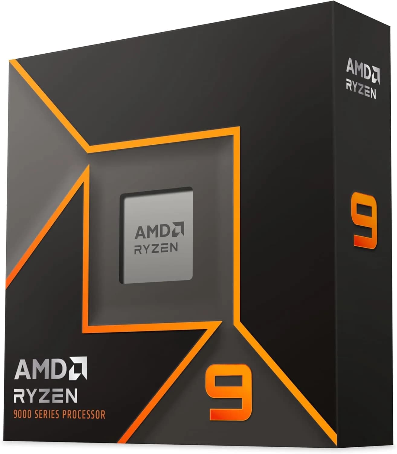 AMD Ryzen 9 9950X Processeur (Radeon Graphique Intégré, 16 Coeurs/32 Threads, 170 W TDP, Socket AM5, Cache 80MB,jusqu'à 5.7 GHz Fréquence Boost, Pas de Ventilateur)