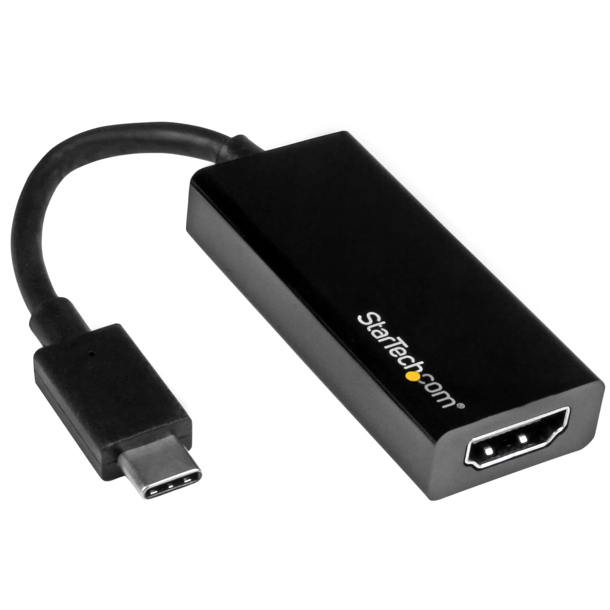 StarTech.com Convertisseur Vidéo USB-C vers HDMI - 4K 30Hz - Compatible Thunderbolt 3 - USB 3.1 Type-C vers HDMI Moniteur Dongle de Voyage Noir