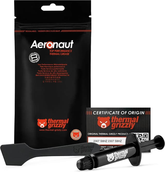 Thermal Grizzly Aeronaut 1g pâte thermique CPU GPU consoles