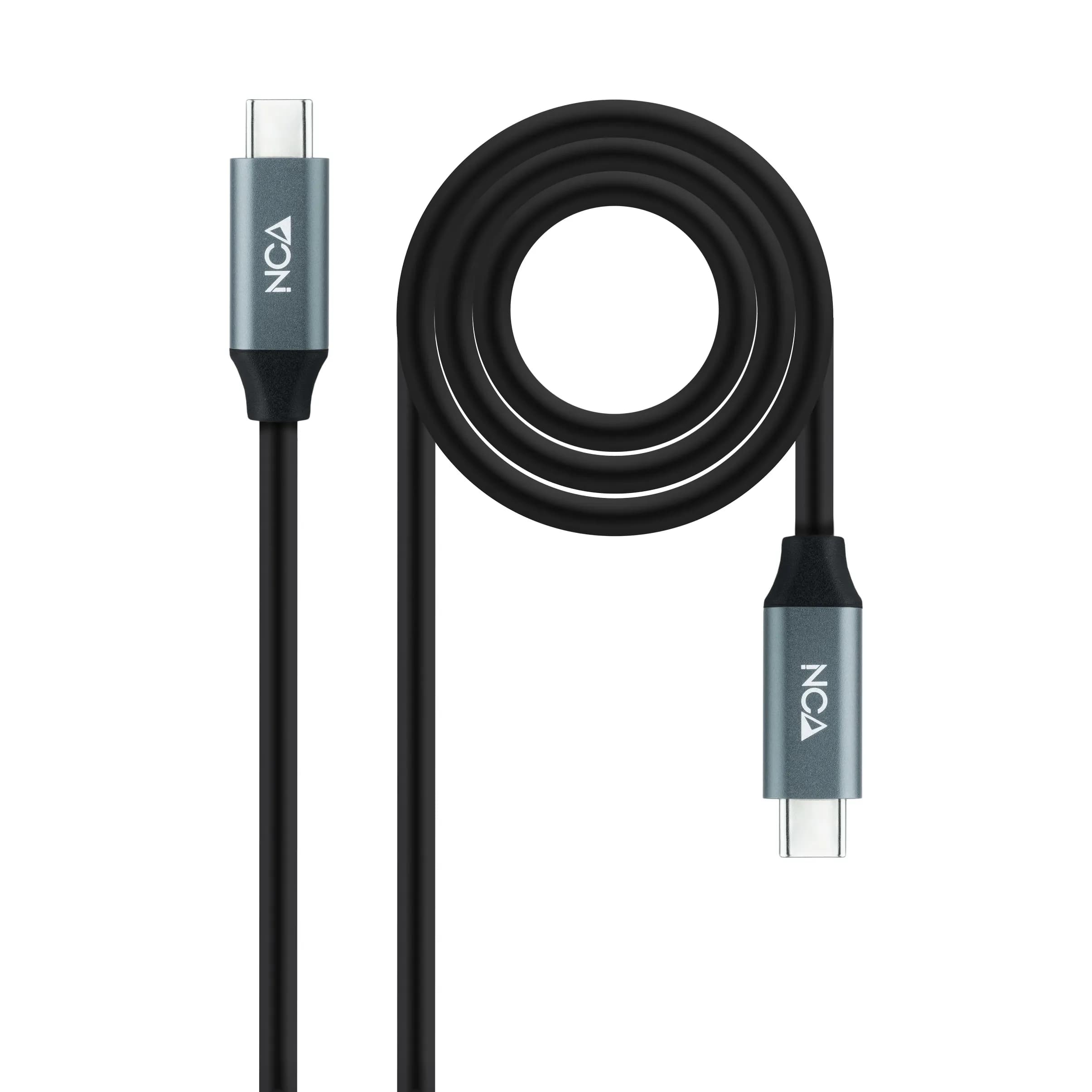 Nanocable 10.01.4301 câble USB USB4 Gen 2x2 1 m USB C 20 Gbit/s 100 W Noir
