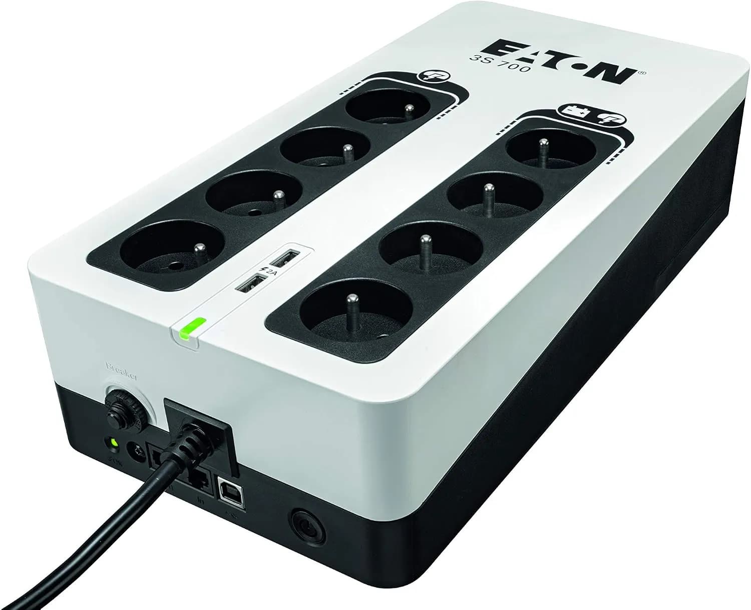 Eaton 3S 700 FR - Onduleur 700 VA 8 prises FR avec USB