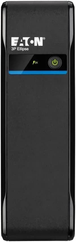 Eaton Série Ellipse – Onduleur 3P700F – 700VA/420W, 4 Prises FR, Protection Batterie + surtension, Design Compact et Silencieux, Protection Foudre, Noir (B0F9YRH8BK)