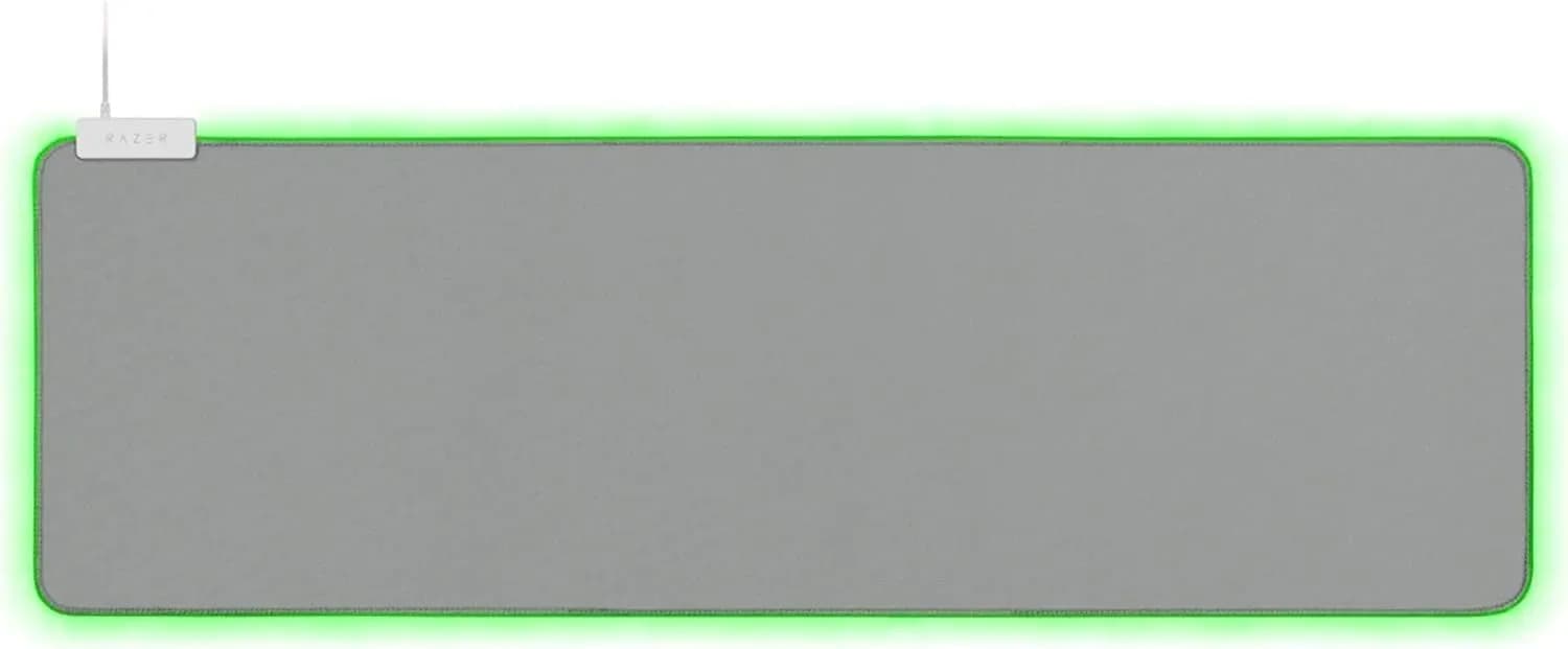 Razer Goliathus Extended Chroma - Tapis de Souris Gaming XXL et Doux avec éclairage RGB (Support de câble, Surface en Tissu, Bord matelassé) Mercury