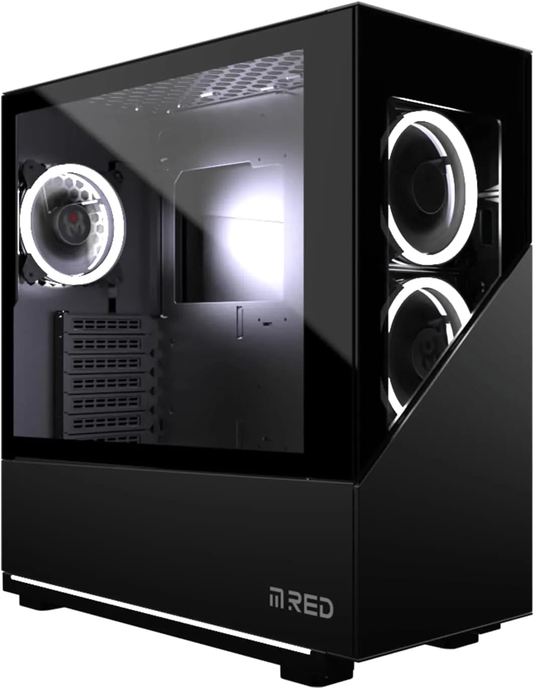 M.RED Elite Noir boitier Gaming RGB