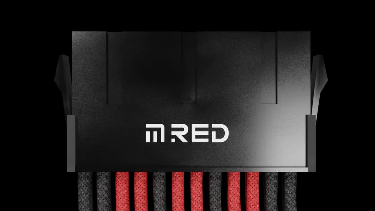 M.RED Kit extension 7 câbles tressés Ultimate Noir Rouge KEX-01BR