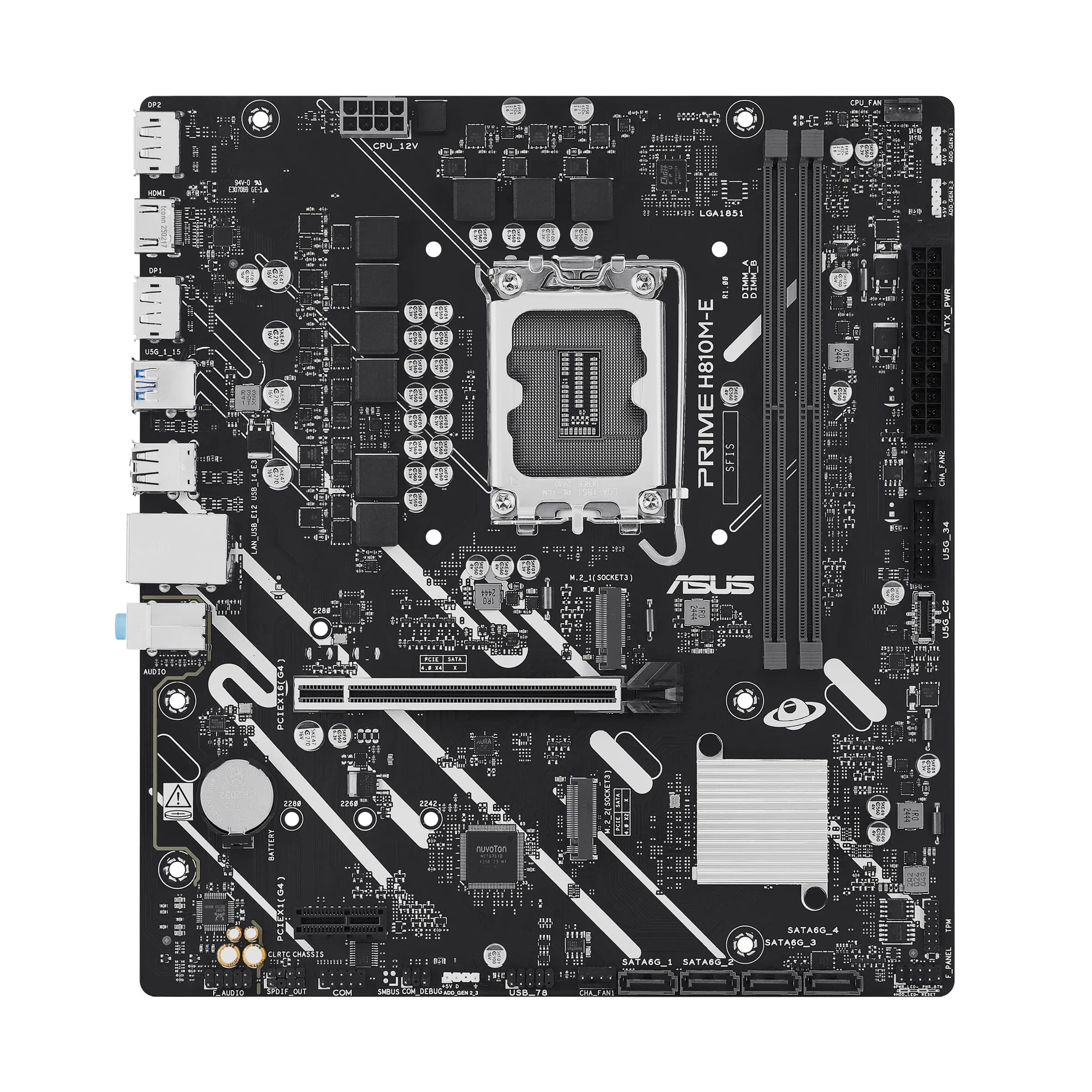 ASUS PRIME H810M-E-CSM Intel H810 LGA 1851 (Socket V1) micro ATX