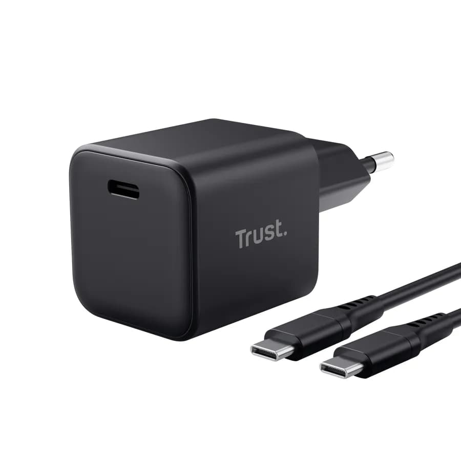 Trust 26046 chargeur d'appareils mobiles Universel Noir Secteur Charge rapide Intérieure