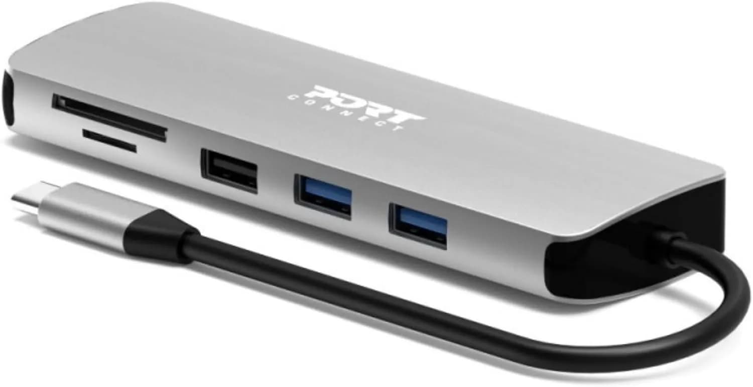 Port Designs Station d'accueil Type C 9 IN 1-1 x 4K HDMI - PD 85W - Retail BtoC ONLY (900164) (3567049001643)