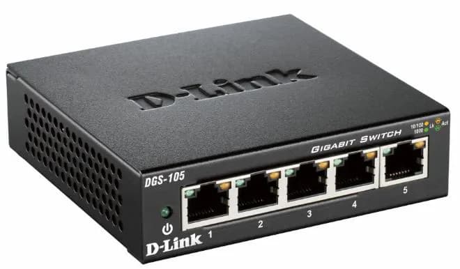 D-Link DGS-105 Non-géré Noir