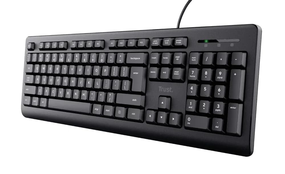 Trust TK-150 clavier Bureau USB Français Noir