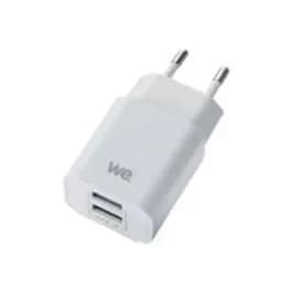 WE Chargeur secteur 2 ports USB-A 10 W blanc - WEAL2USBB2