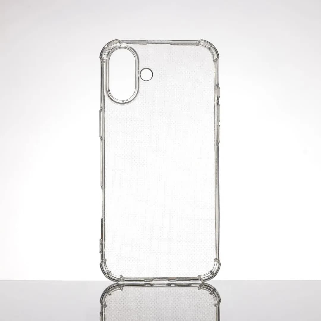WE Coque de protection TPU pour Apple iPhone 16 Plus transparente