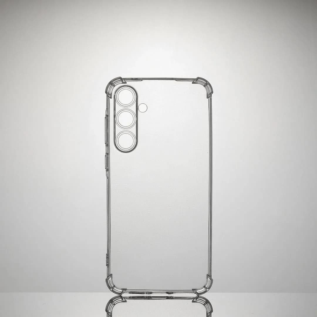 WE Coque de protection TPU pour Samsung Galaxy A55 5G transparente