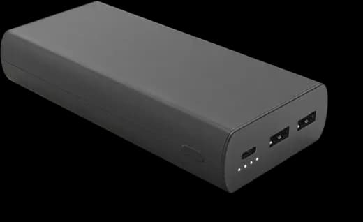WE Batterie de secours 20 000 mAh 3 ports USB-C et USB-A noire