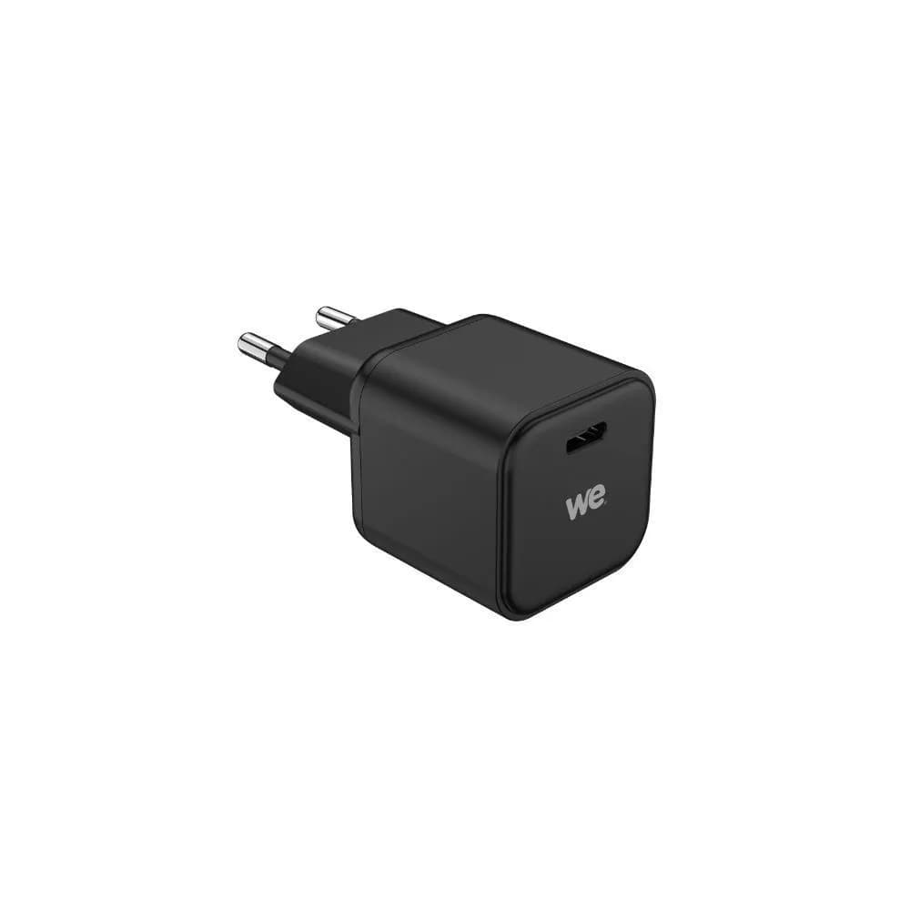 WE Chargeur PC GaN USB-C 100W avec câble USB-C 2 m noir