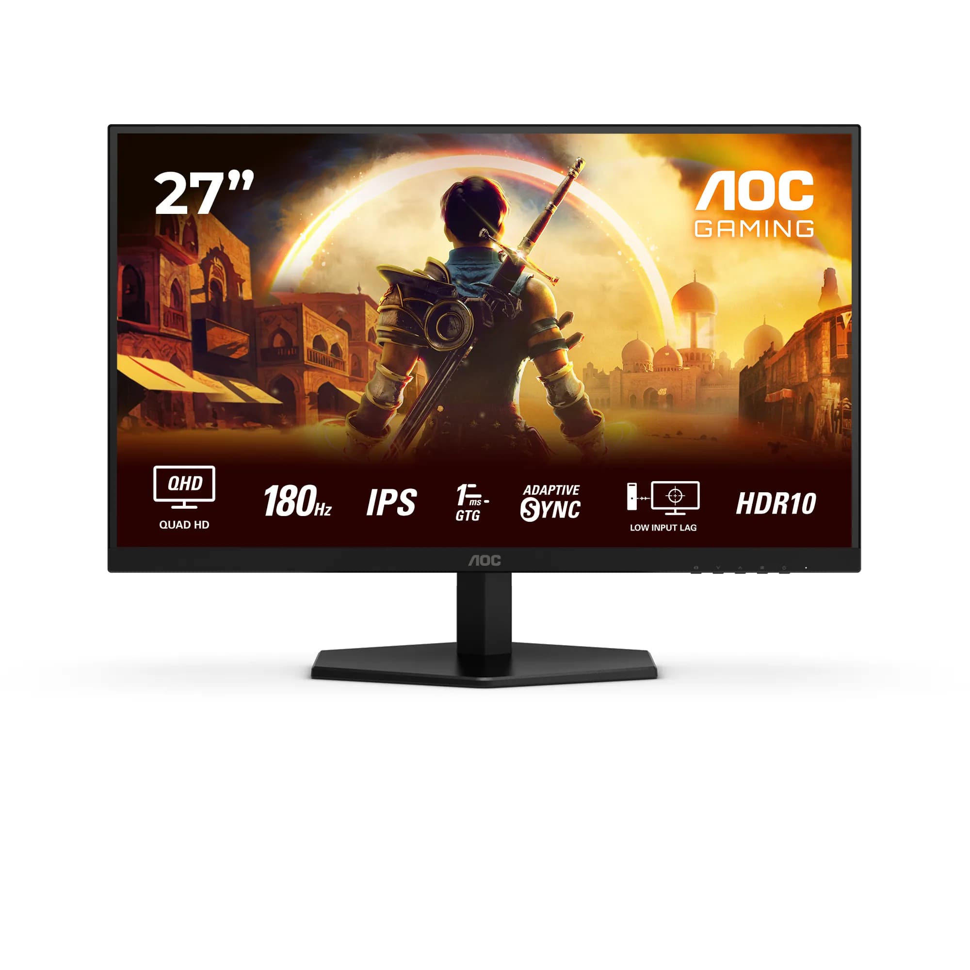 AOC Q27G42XEP écran plat de PC 68,6 cm (27") 2560 x 1440 pixels Quad HD LCD Noir, Rouge