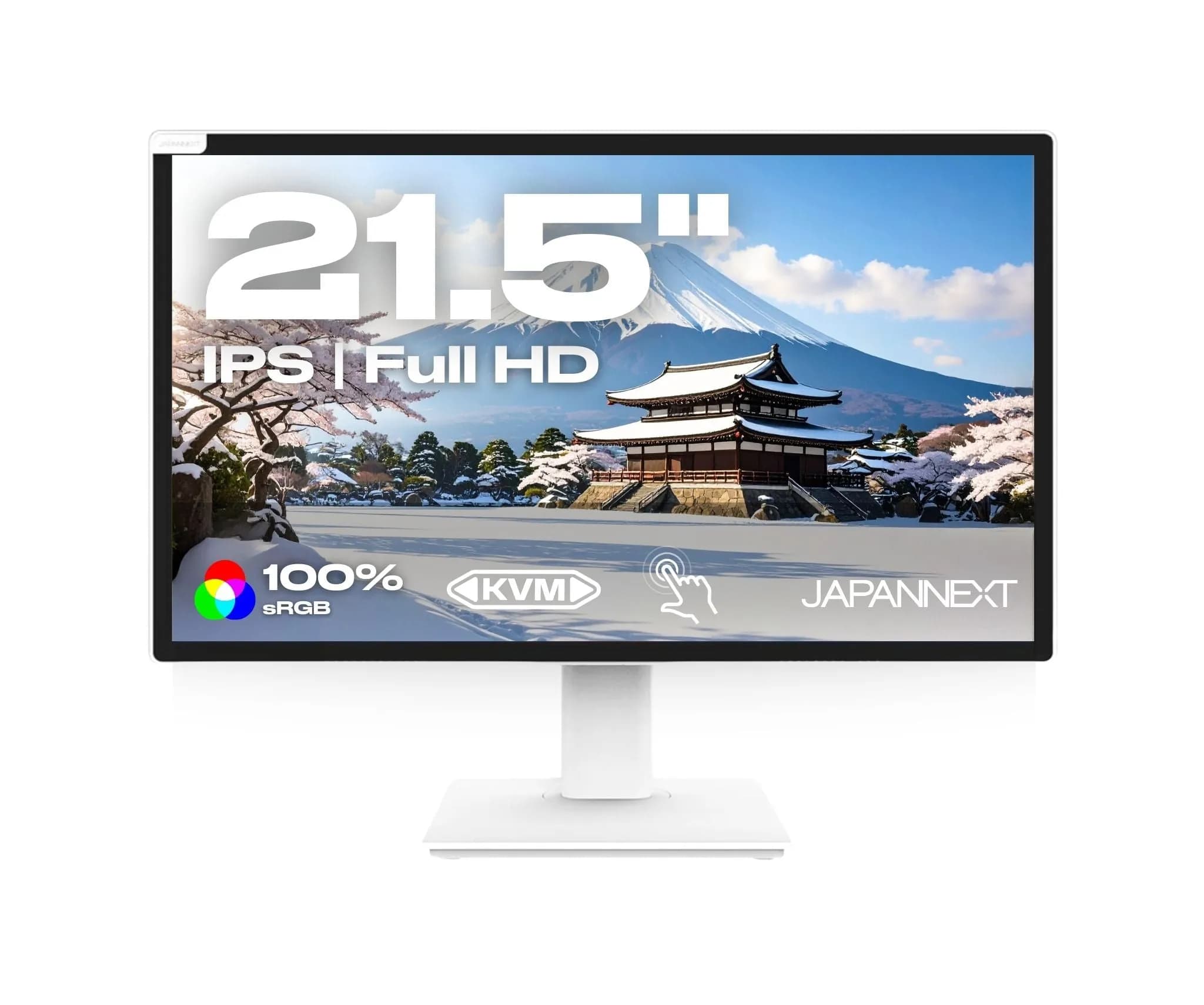 JAPANNEXT JN-IPS2152FHDR-T – Écran PC tactile 21,5 pouces IPS Full HD blanc