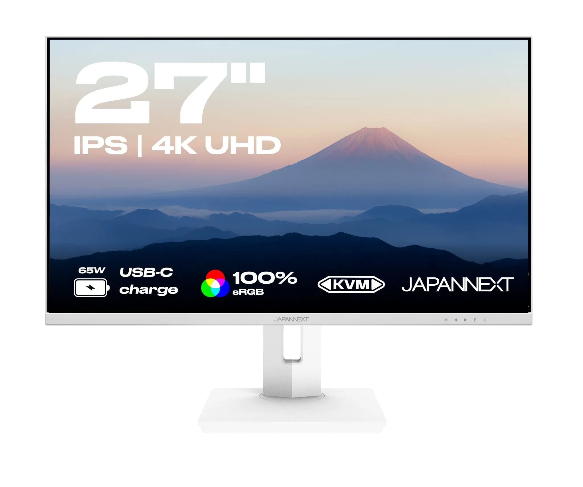 JAPANNEXT JN-IPS270UHD60F-C65W-HSP-W Écran PC 27 pouces 4K UHD IPS blanc