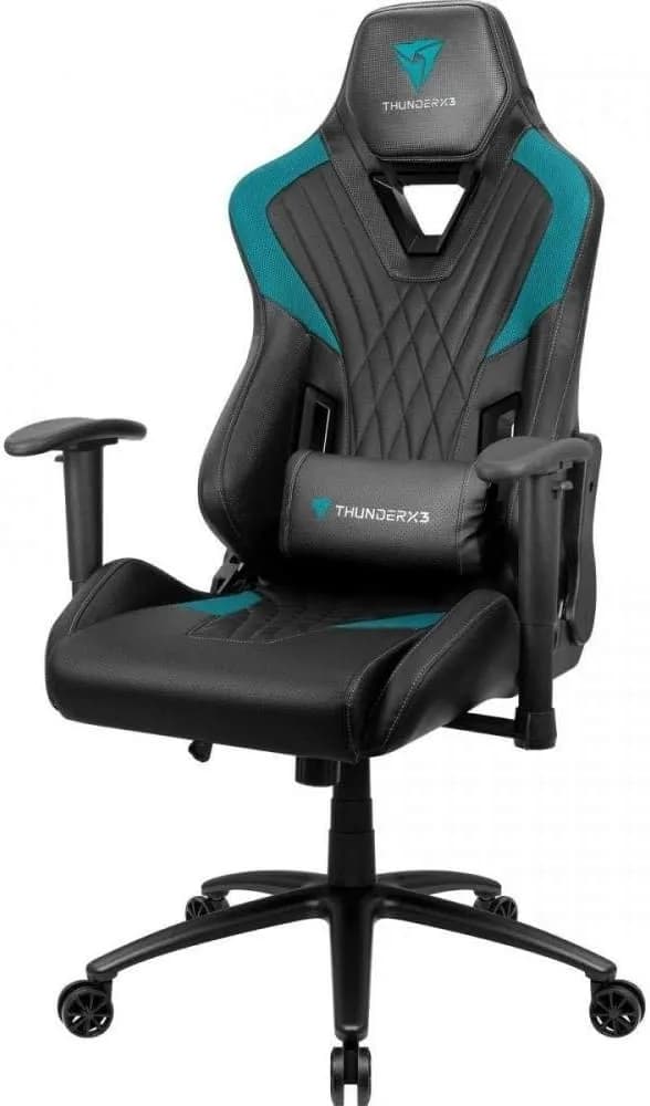ThunderX3 DC3, chaise de jeu, technologie AIR, respirante et réglable, cyan