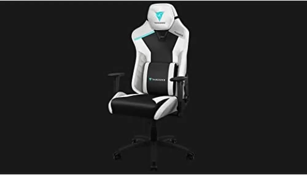 ThunderX3 Fauteuil Gaming, Noir/Blanc/Gris/Bleu, Taille Unique
