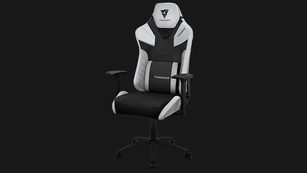 ThunderX3 TC5 Max Fauteuil de Gaming, Faux Leather, Blanc, Unique