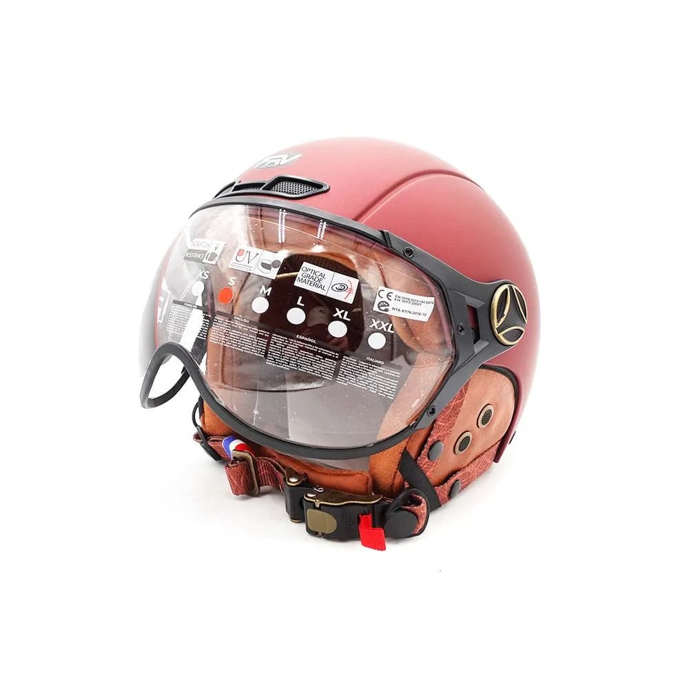 FRV JET casque bordeaux mat taille L