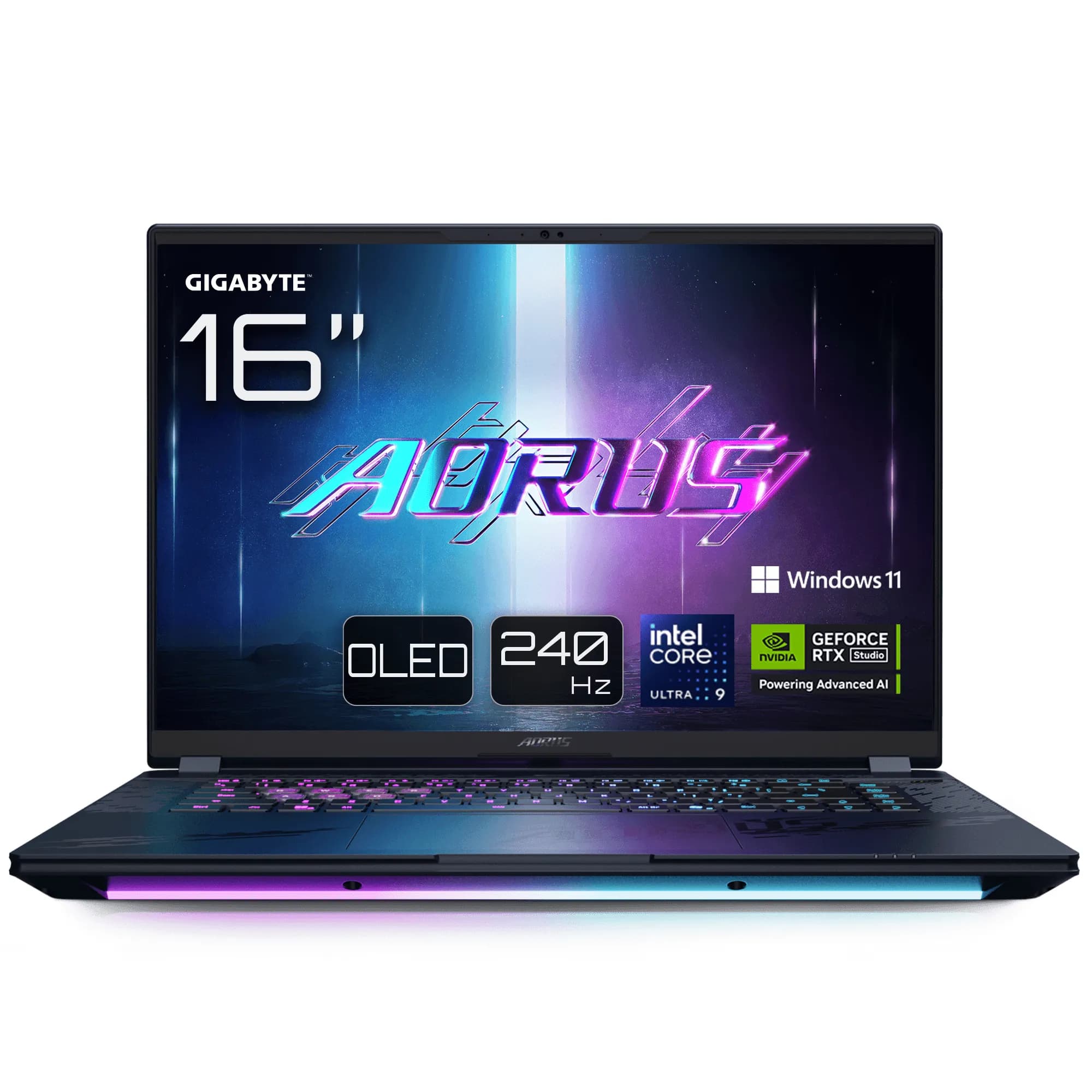 PC portable gamer GIGABYTE AORUS MASTER 16 BYH – Core Ultra 9, RTX 5080, 32Go DDR5